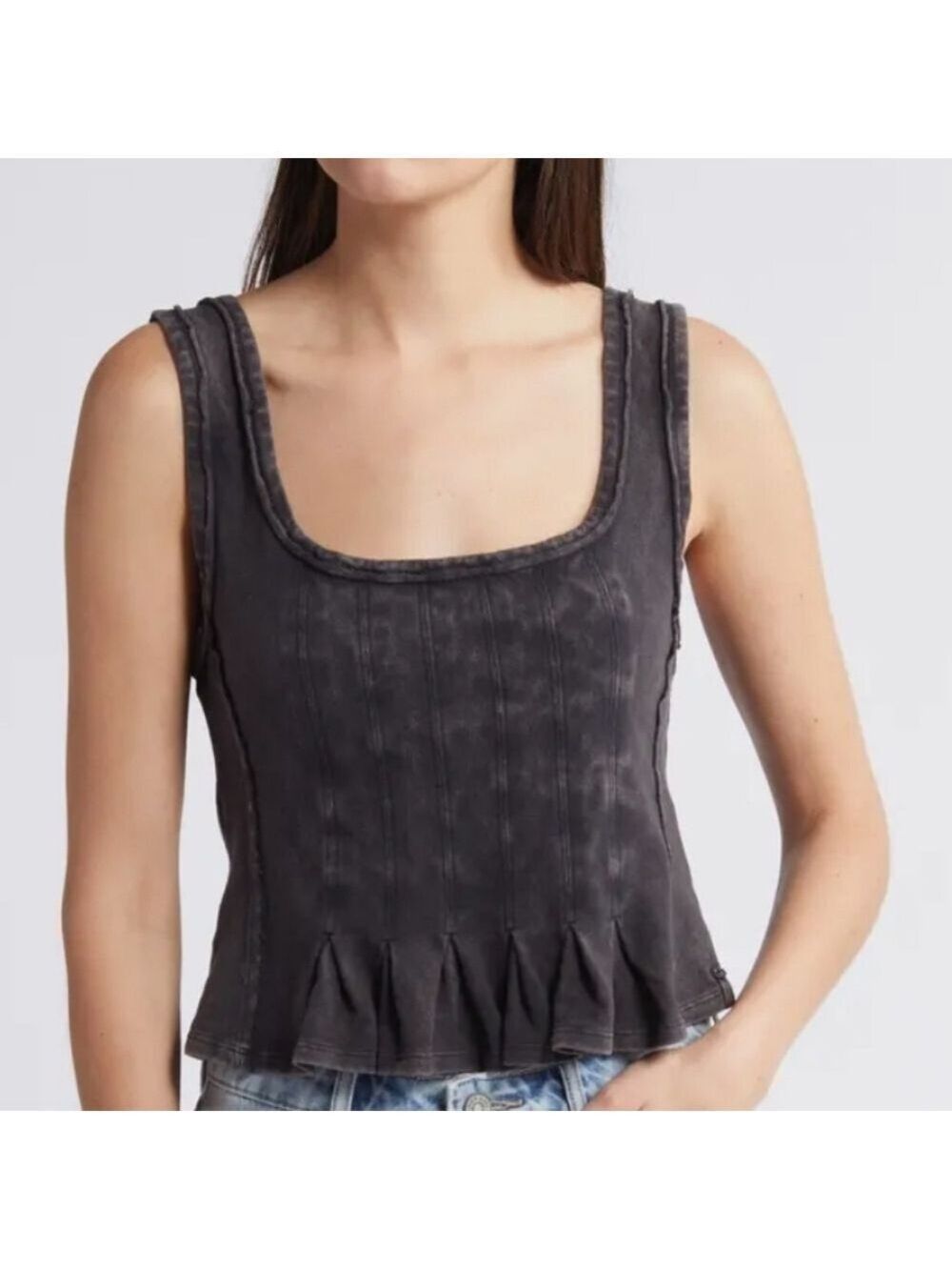 Free People Roller Peplum tank top! NWT! - Picture 1 of 6